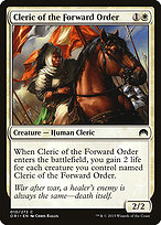 Magic the Gathering Card - Cleric of the Forward Order - MTG Circle