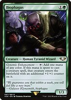 Magic the Gathering Card - Biophagus - MTG Circle