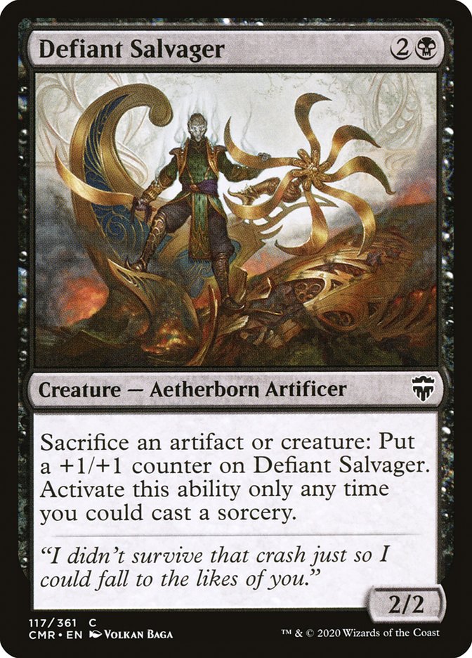 Magic the Gathering Card - Defiant Salvager - MTG Circle