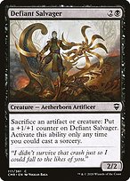 Magic the Gathering Card - Defiant Salvager - MTG Circle