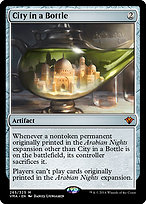 Magic the Gathering Card - City in a Bottle - MTG Circle