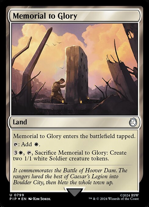 Magic the Gathering Card - Memorial to Glory - MTG Circle