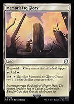 Magic the Gathering Card - Memorial to Glory - MTG Circle