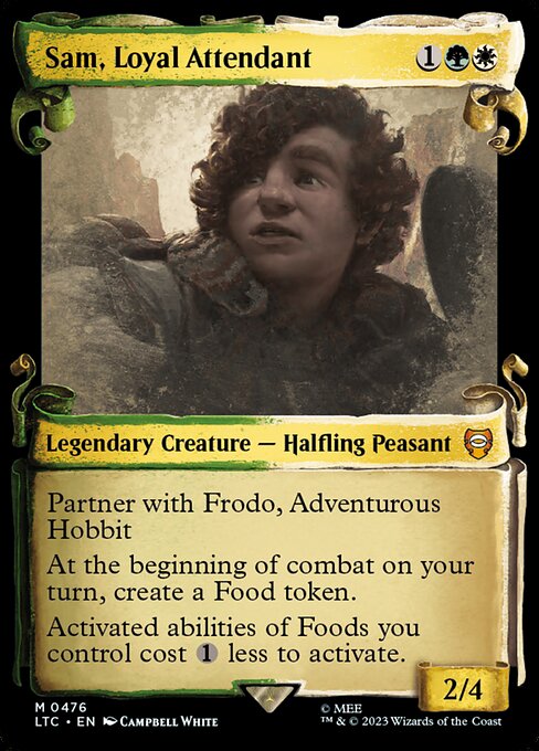 Magic the Gathering Card - Sam, Loyal Attendant - MTG Circle