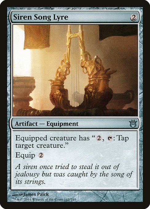 Magic the Gathering Card - Siren Song Lyre - MTG Circle