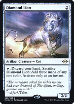 Magic the Gathering Card - Diamond Lion - MTG Circle