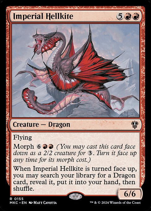Magic the Gathering Card - Imperial Hellkite - MTG Circle