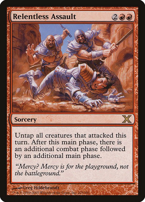 Magic the Gathering Card - Relentless Assault - MTG Circle