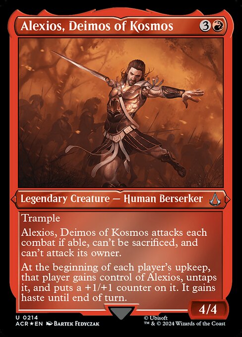 Magic the Gathering Card - Alexios, Deimos of Kosmos - MTG Circle