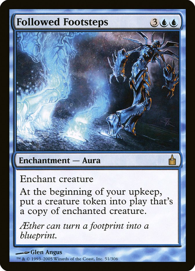 Magic the Gathering Card - Followed Footsteps - MTG Circle