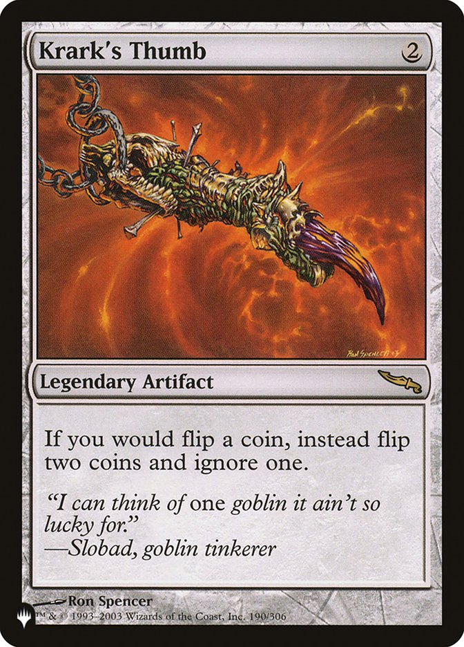 Magic the Gathering Card - Krark's Thumb - MTG Circle