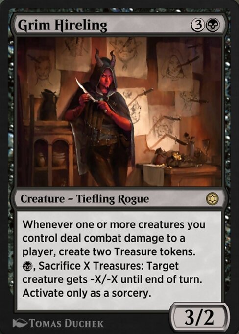 Magic the Gathering Card - Grim Hireling - MTG Circle