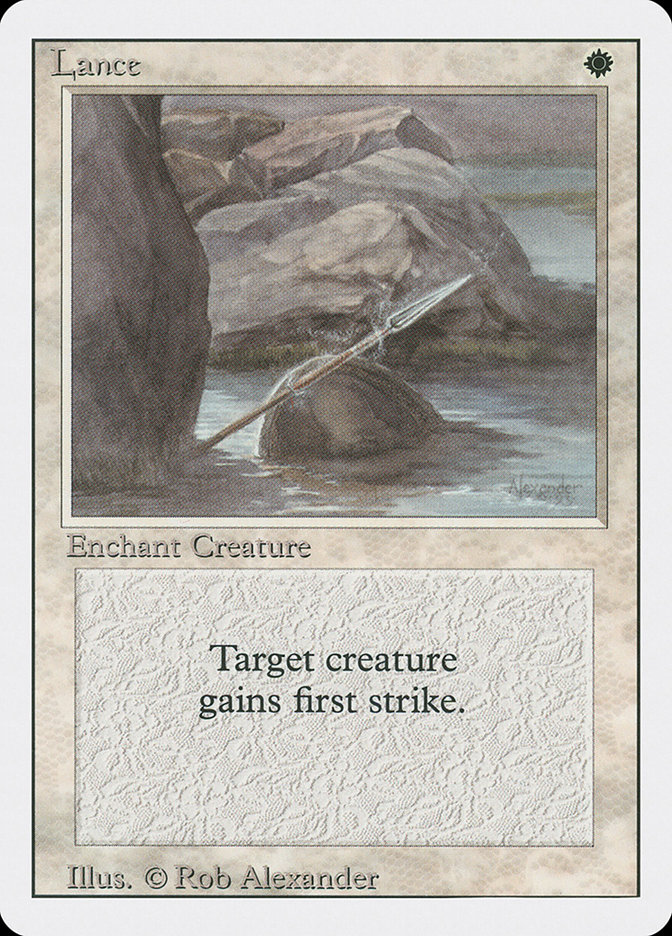 Magic the Gathering Card - Lance - MTG Circle