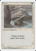 Magic the Gathering Card - Lance - MTG Circle