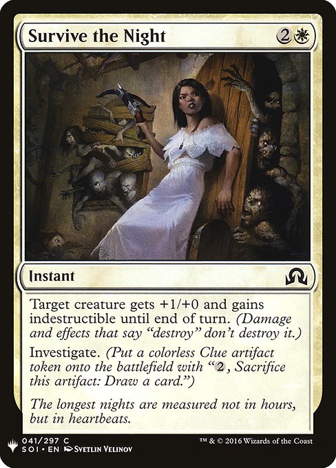 Magic the Gathering Card - Survive the Night - MTG Circle