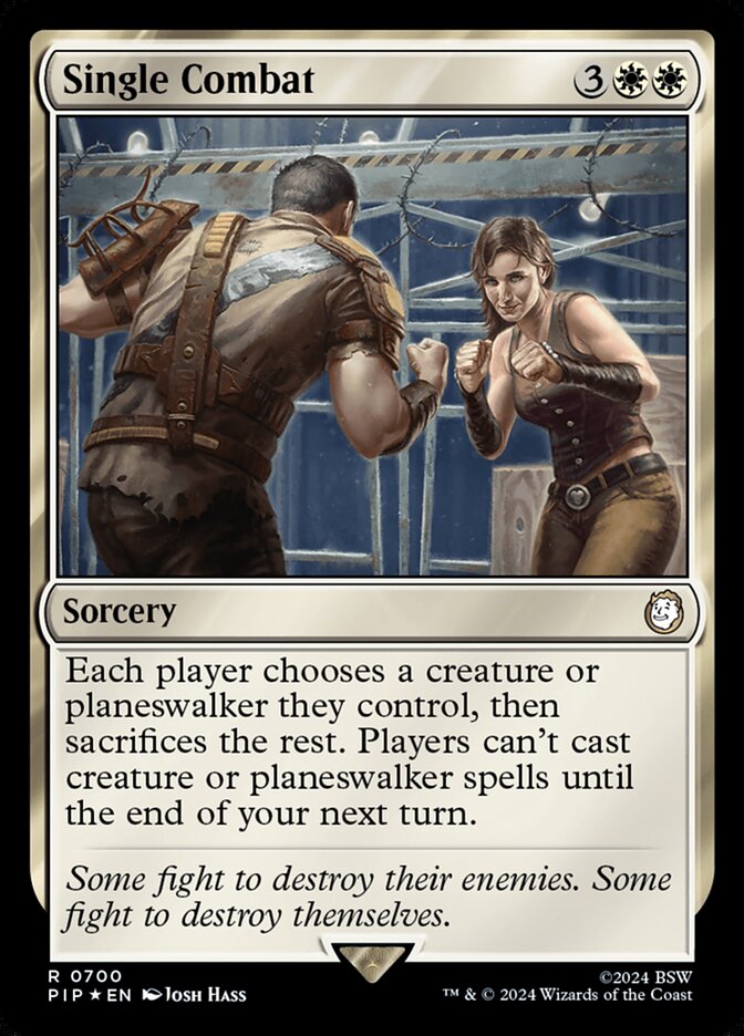 Magic the Gathering Card - Single Combat - MTG Circle