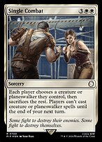 Magic the Gathering Card - Single Combat - MTG Circle