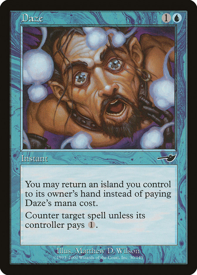 Magic the Gathering Card - Daze - MTG Circle