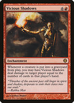 Magic the Gathering Card - Vicious Shadows - MTG Circle