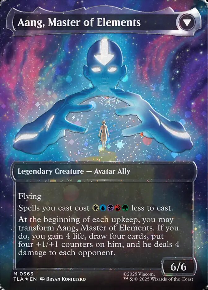 Magic the Gathering Card - Aang, Master of Elements - MTG Circle