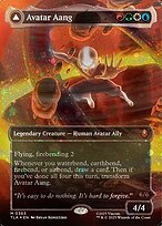 Magic the Gathering Card - Avatar Aang // Aang, Master of Elements - MTG Circle