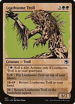 Magic the Gathering Card - Loathsome Troll - MTG Circle