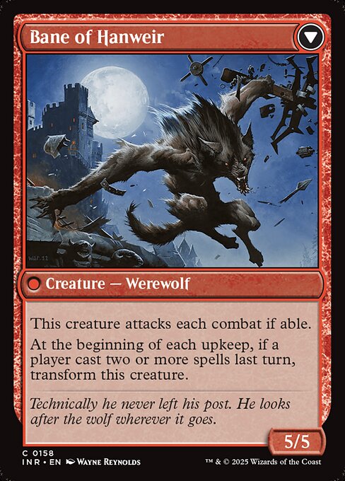 Magic the Gathering Card - Bane of Hanweir - MTG Circle