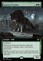 Magic the Gathering Card - Cemetery Prowler - MTG Circle