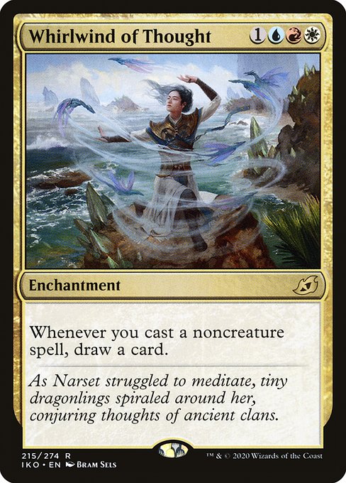 Magic the Gathering Card - Whirlwind of Thought - MTG Circle