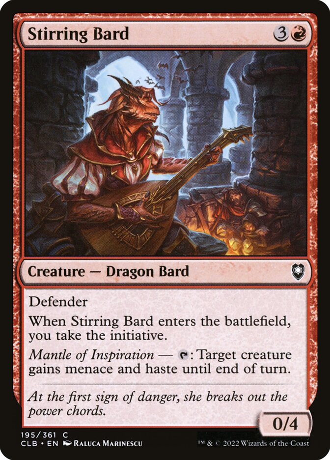 Magic the Gathering Card - Stirring Bard - MTG Circle