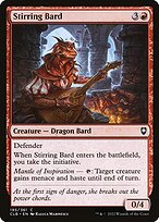 Magic the Gathering Card - Stirring Bard - MTG Circle