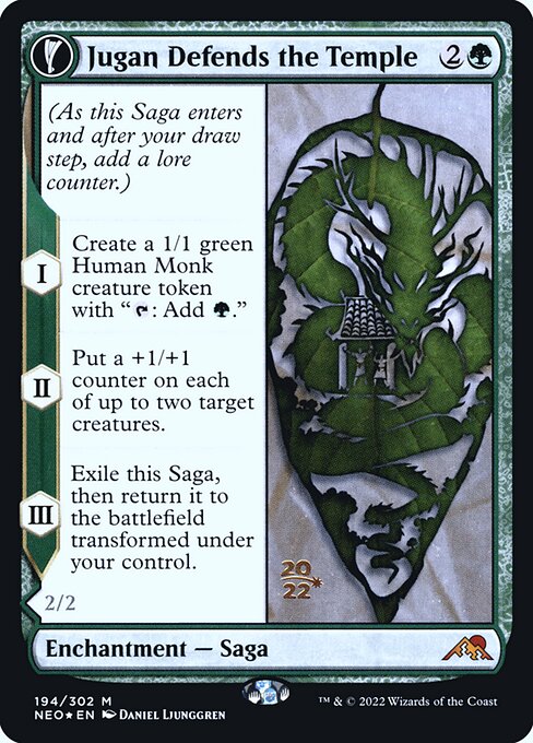 Magic the Gathering Card - Jugan Defends the Temple - MTG Circle