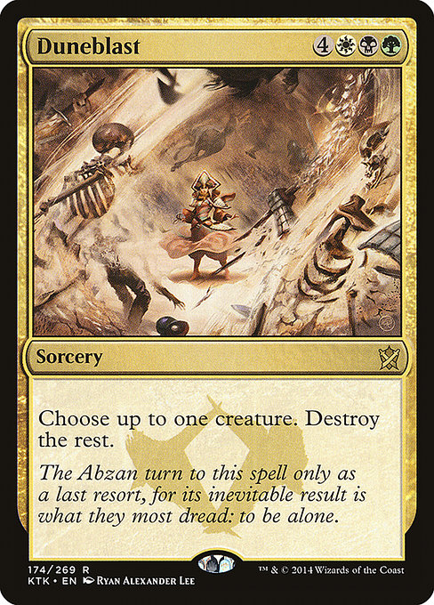 Magic the Gathering Card - Duneblast - MTG Circle