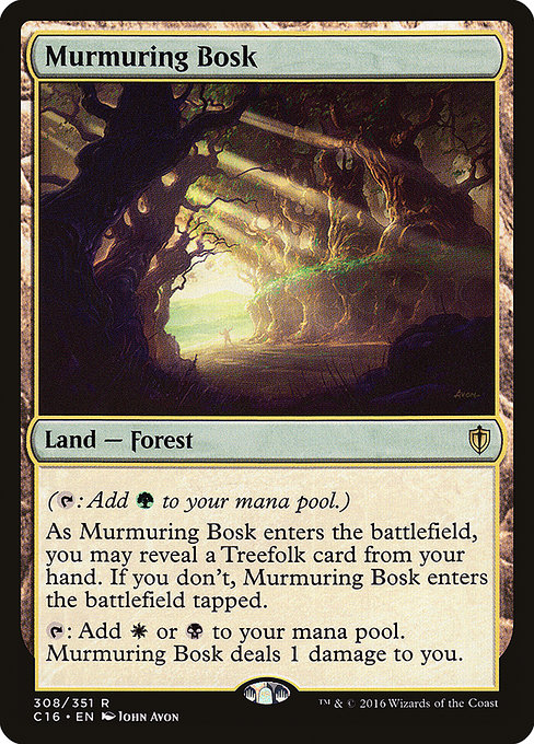 Magic the Gathering Card - Murmuring Bosk - MTG Circle