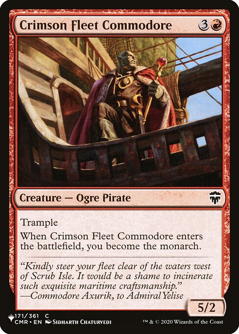 Magic the Gathering Card - Crimson Fleet Commodore - MTG Circle