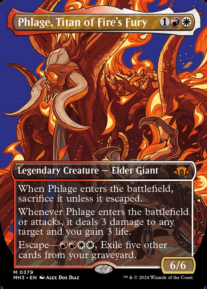 Magic the Gathering Card - Phlage, Titan of Fire's Fury - MTG Circle