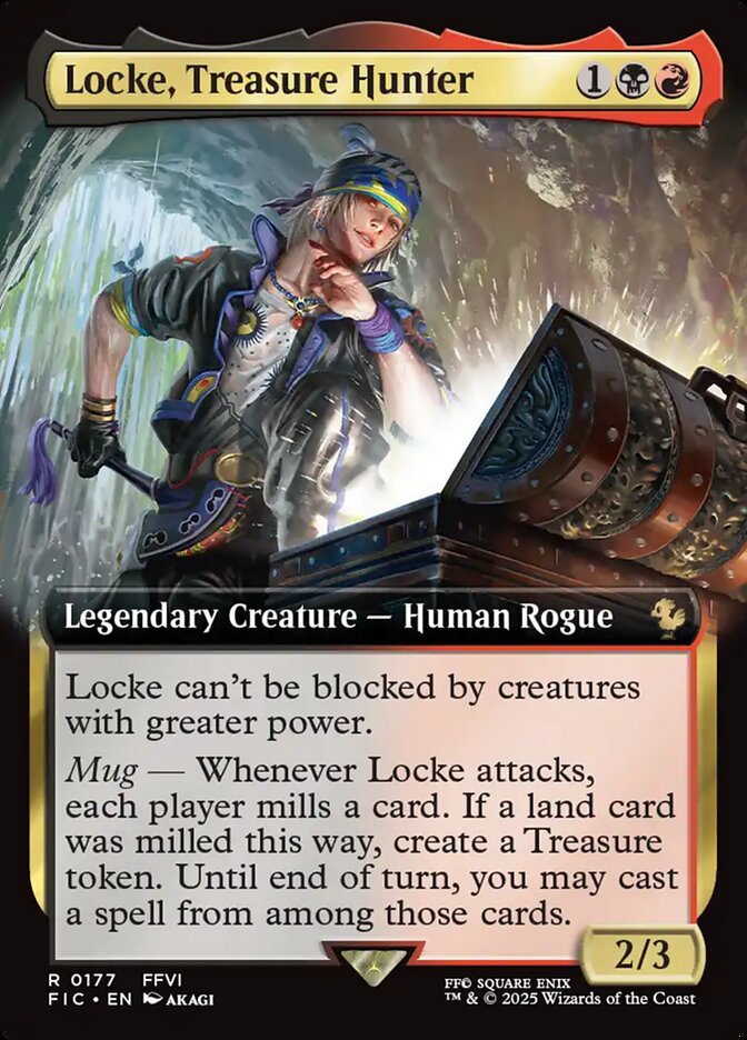 Magic the Gathering Card - Locke, Treasure Hunter - MTG Circle