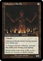 Magic the Gathering Card - Colossus of Sardia - MTG Circle
