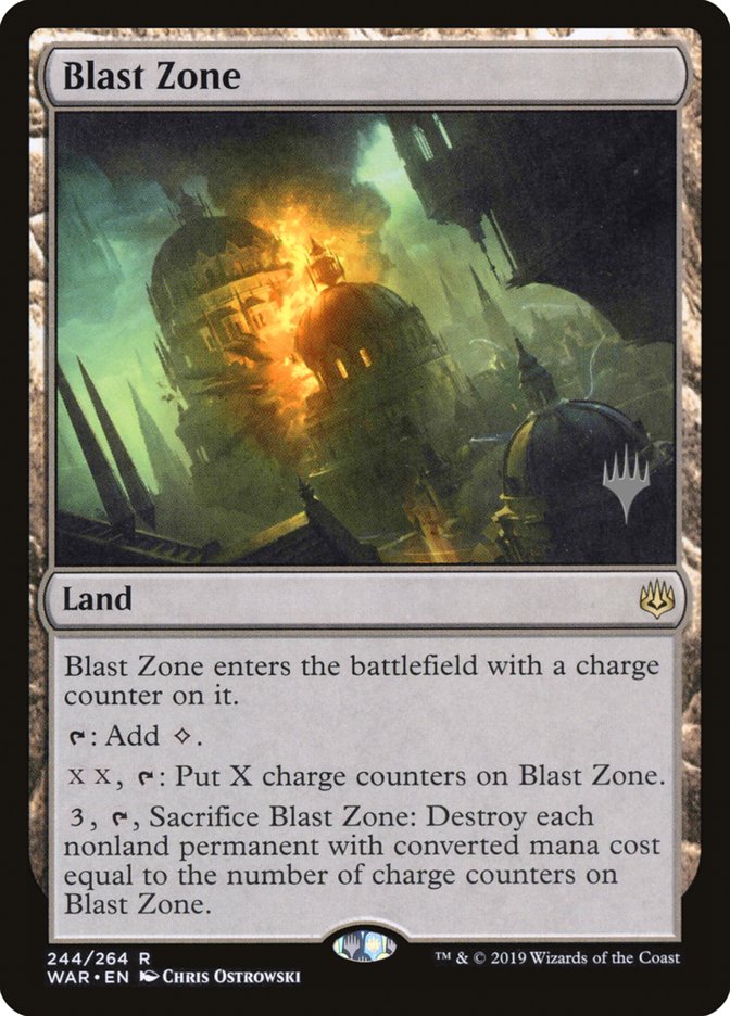 Magic the Gathering Card - Blast Zone - MTG Circle
