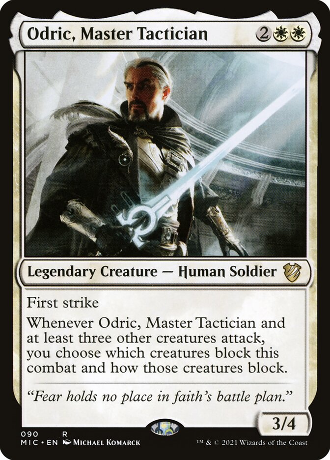 Magic the Gathering Card - Odric, Master Tactician - MTG Circle
