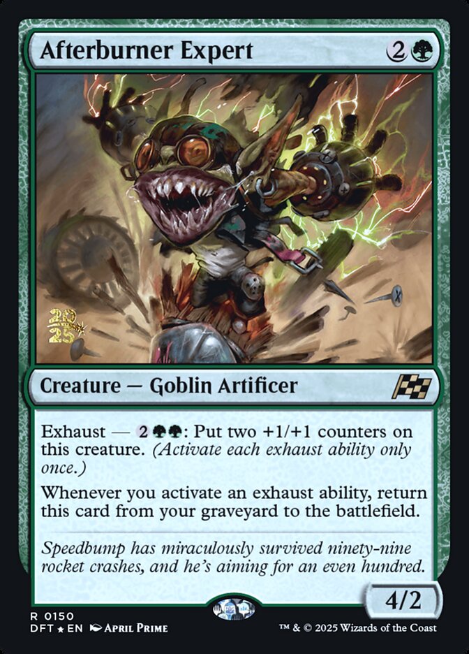 Magic the Gathering Card - Afterburner Expert - MTG Circle