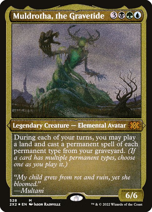 Magic the Gathering Card - Muldrotha, the Gravetide - MTG Circle