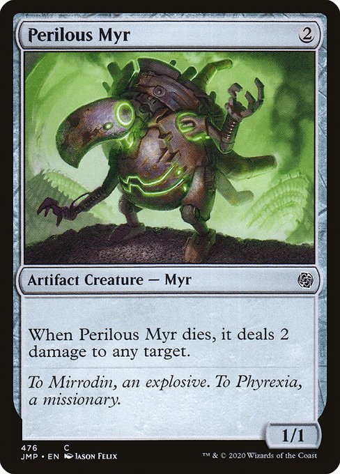 Magic the Gathering Card - Perilous Myr - MTG Circle