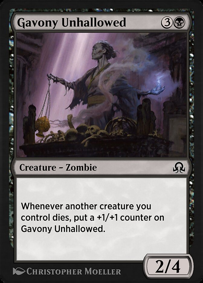 Magic the Gathering Card - Gavony Unhallowed - MTG Circle