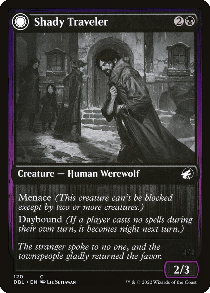 Magic the Gathering Card - Shady Traveler - MTG Circle