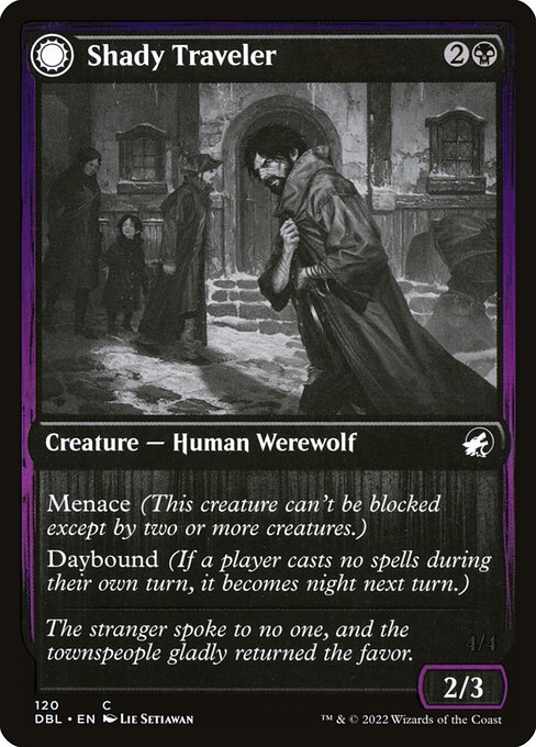 Magic the Gathering Card - Shady Traveler - MTG Circle