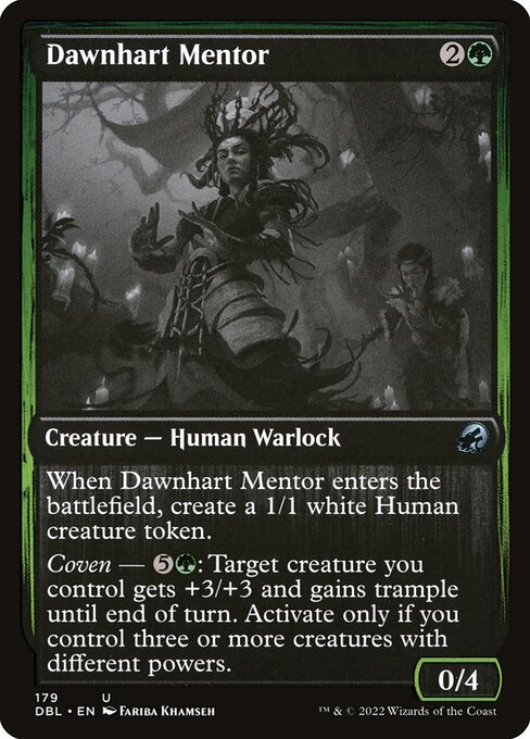 Magic the Gathering Card - Dawnhart Mentor - MTG Circle