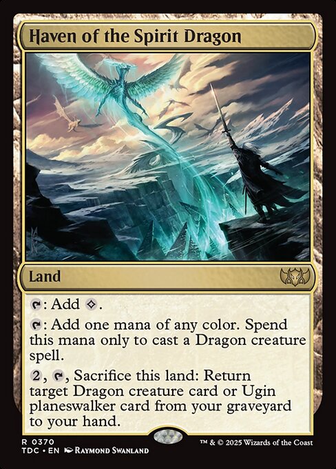 Magic the Gathering Card - Haven of the Spirit Dragon - MTG Circle