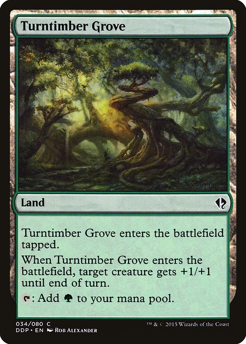 Magic the Gathering Card - Turntimber Grove - MTG Circle