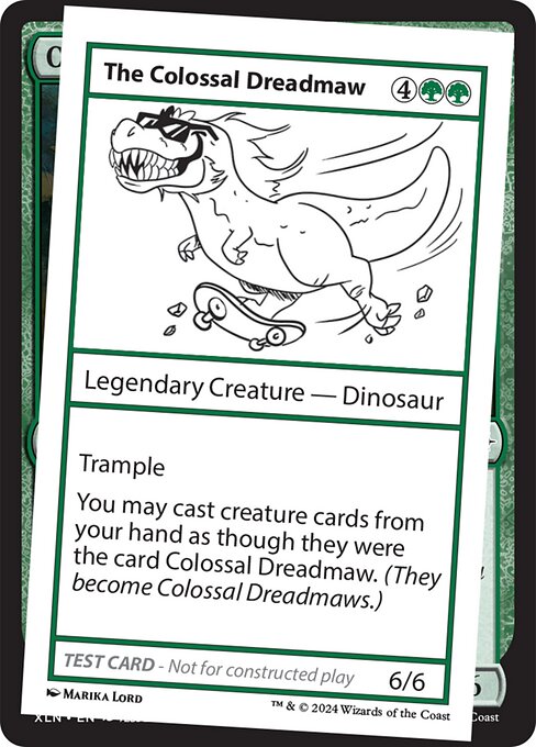 Magic the Gathering Card - The Colossal Dreadmaw - MTG Circle